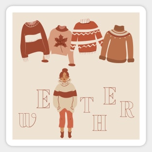 Sweater Weather Sticker